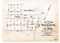 Jos. Miller 1894 J. W. Gerry - Copy 1, North Cambridge 1890c Survey Plans